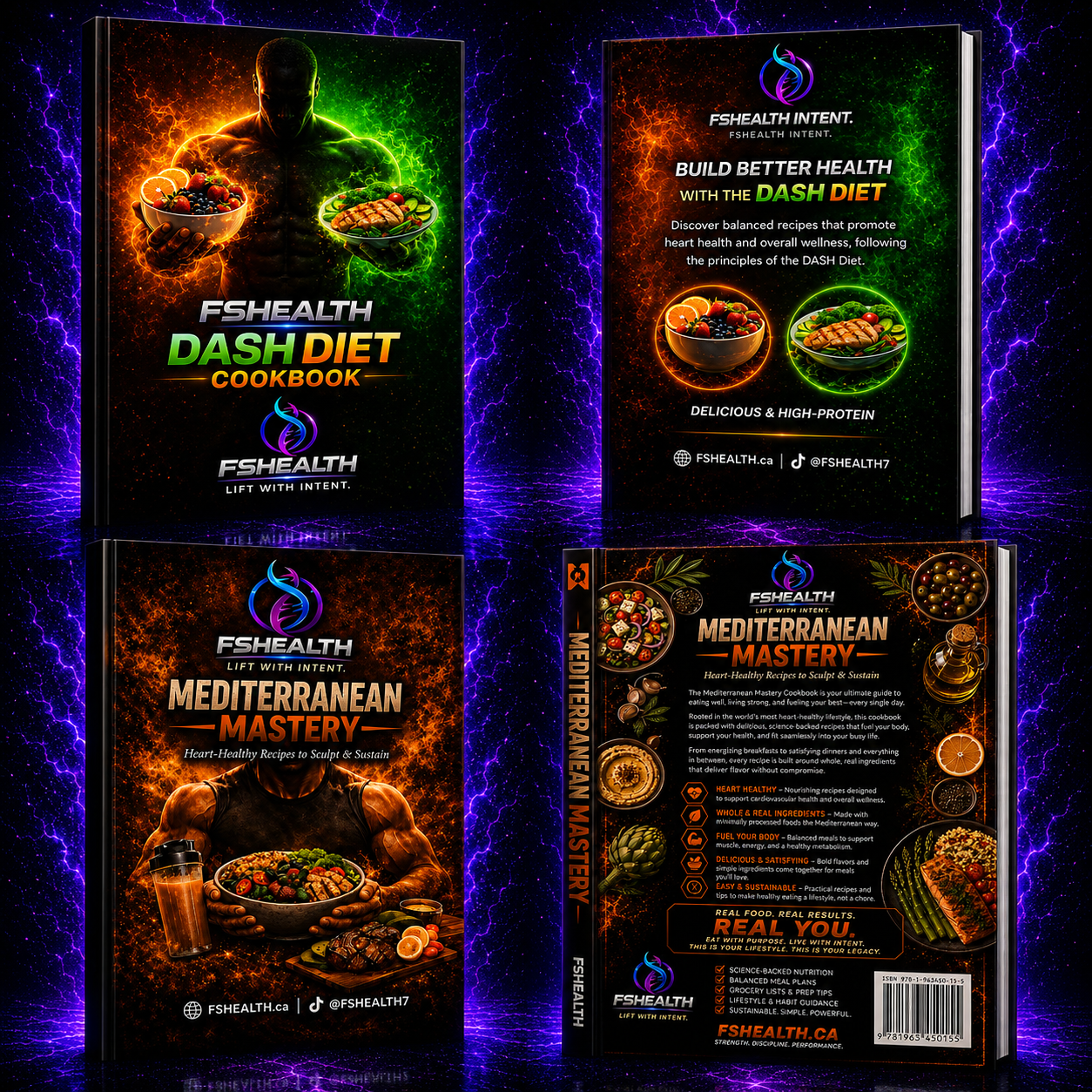 Dash and Mediterranean Cookbook Bundle