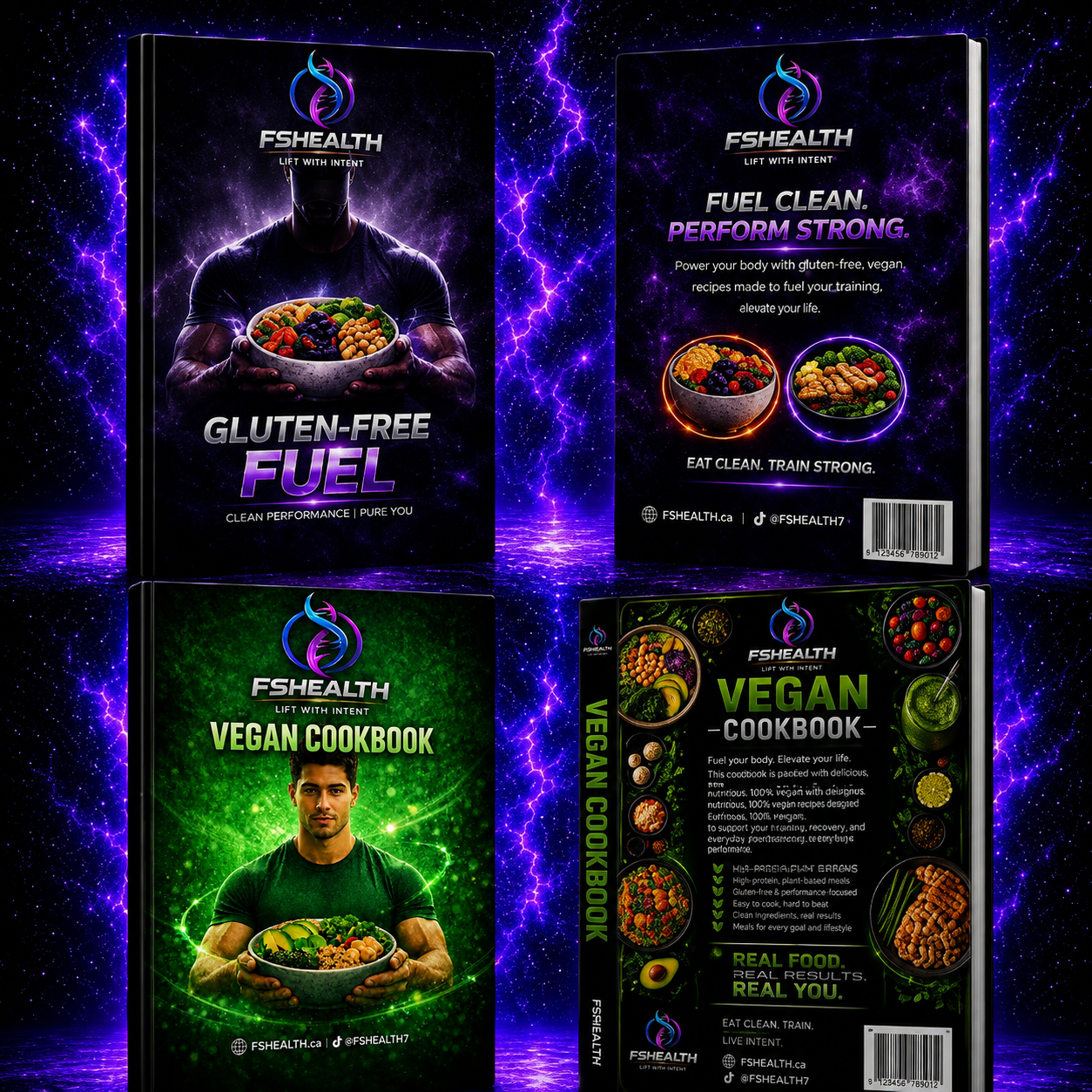 Gluten Free and Vegan Cookbook Bundle