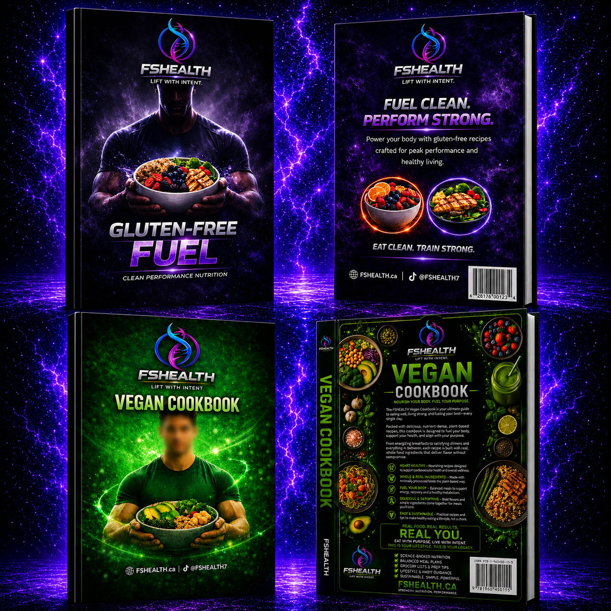 Gluten Free and Vegan Cookbook Bundle